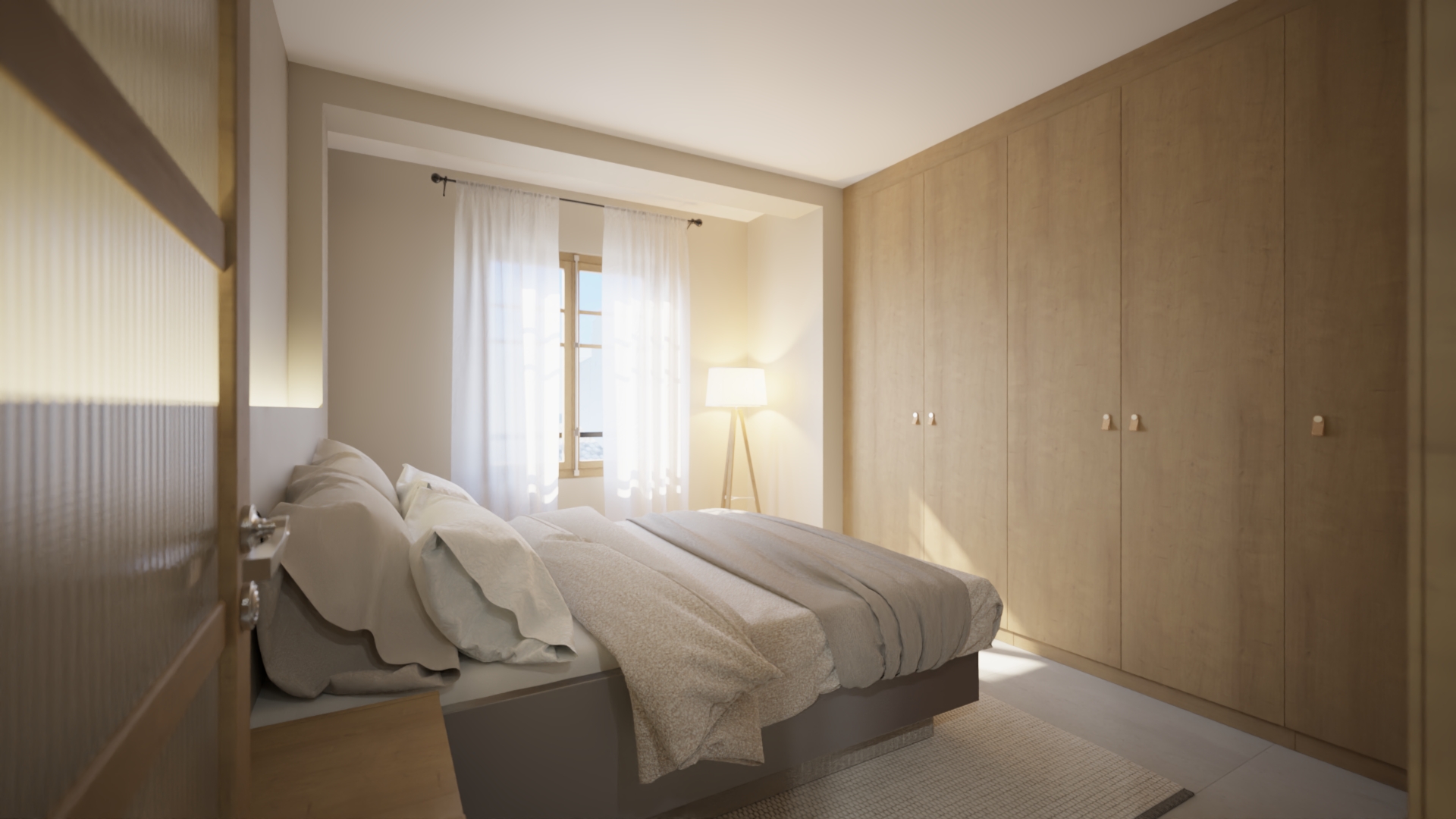 Dormitorio Principal - Vivienda a la venta en el Cabanyal, Valencia